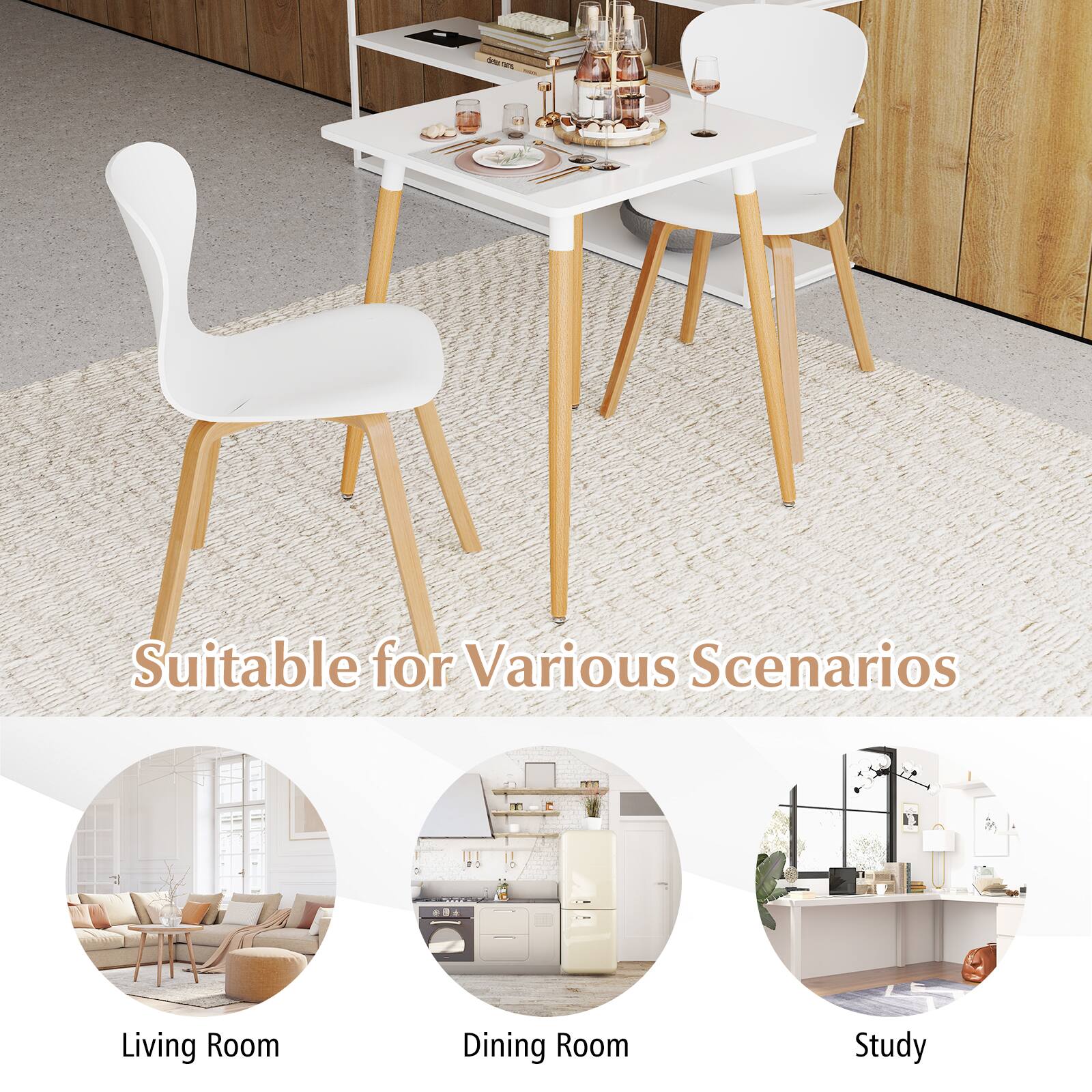 Suitable for Various Scenarios

Living Room
Dining Room
Study