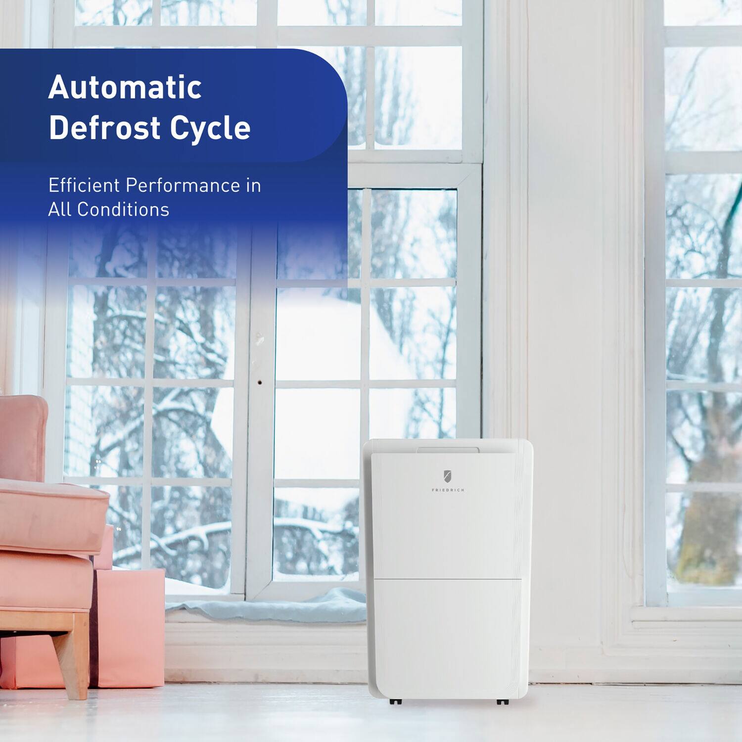 Automatic Defrost Cycle  
Efficient Performance in All Conditions