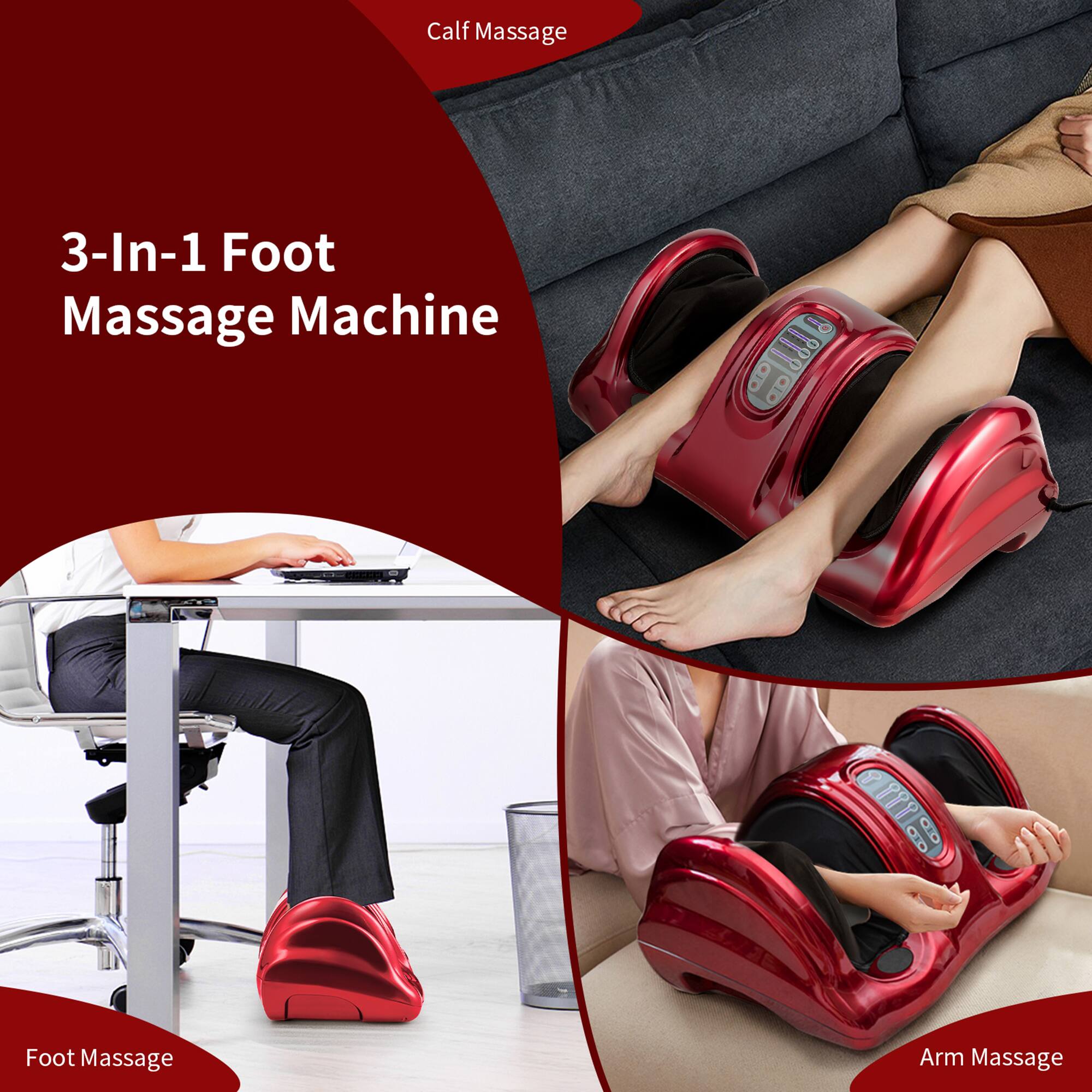 Calf Massage 3-In-1 Foot Massage Machine  
- Foot Massage  
- Arm Massage