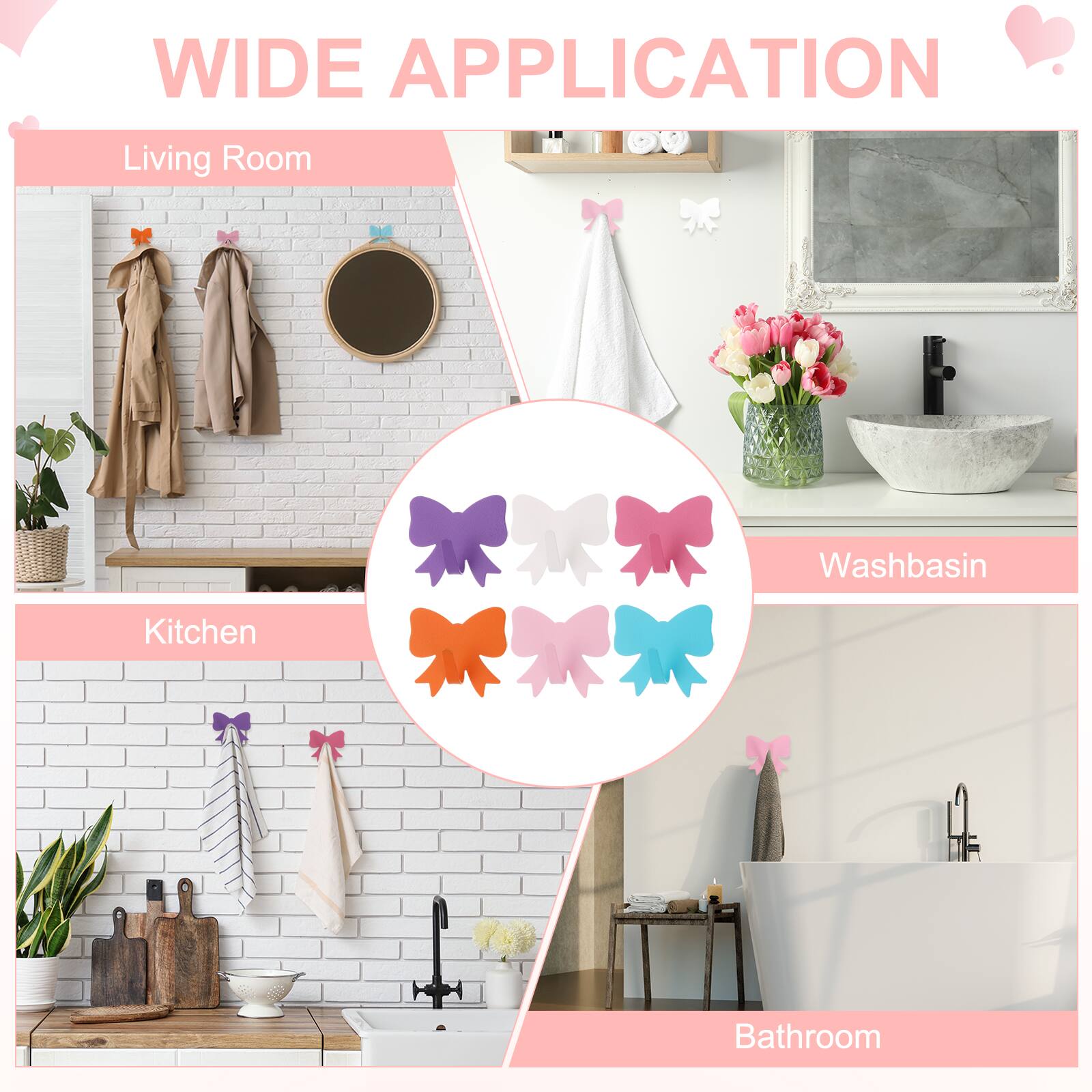 WIDE APPLICATION

Living Room  
Kitchen  
Washbasin  
Bathroom