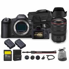 Canon EOS R5 Mark II
Canon EF 24-70mm f/2.8L IS USM
Canon 64GB V90 SDXC UHS-II Memory Card
Canon LP-E6N Battery
Canon Battery Charger
Canon Camera Bag
Canon Lens Hood
Canon Lens Cap
Canon Camera Strap
Canon Remote Control
Canon USB Cable
Canon Lens Cleaning Kit