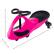 Alt View Zoom 12. Toy Time - Wiggle Car Ride On Toy – No Batteries, Gears or Pedals – Twist, Swivel, Go – Outdoor Ride Ons for Kids (Hot Pink) - Pink/Black.