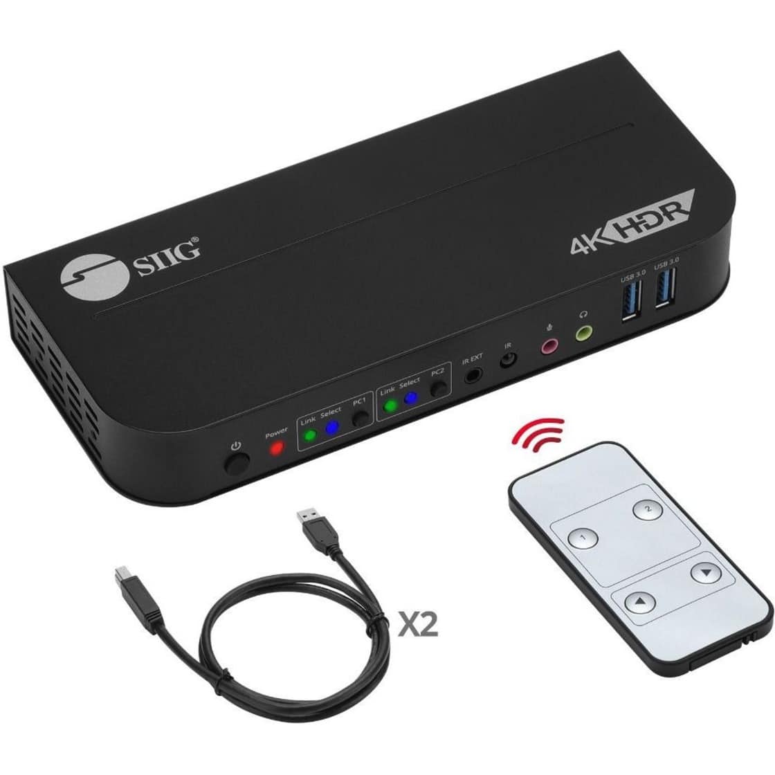 SIIG - 2x1 DisplayPort 4K KVM USB 3.0 Switch with Remote Control - Black price history on PriceWatchPro