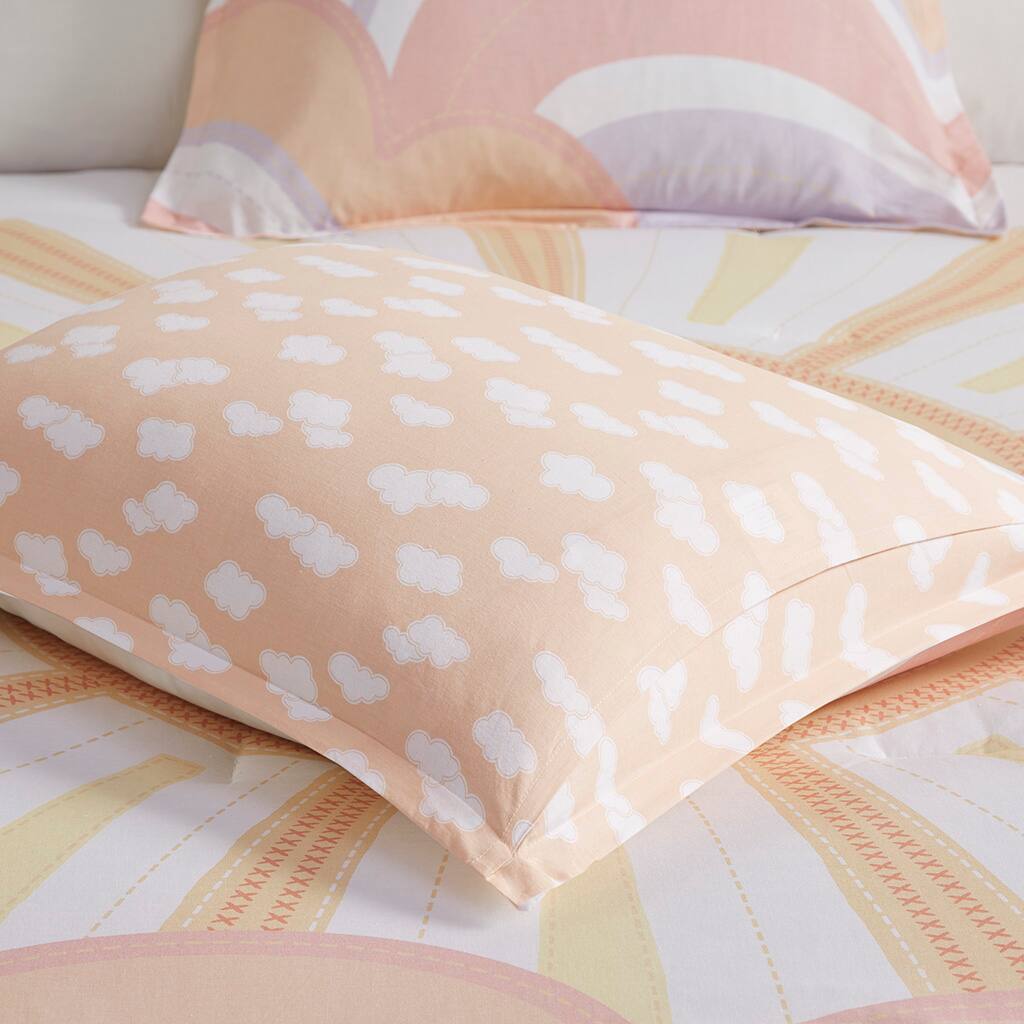Alt View 2. Gracie Mills - Gracie Mills Singleton Sunny Smiles Reversible Comforter Set - Yellow/Coral.