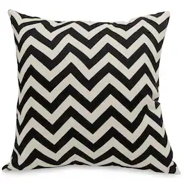 Majestic Home - Pillow 24x24 Chevron - Black