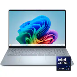 Dell - Plus - 16" 2K 2-in-1 Touchscreen Laptop - Intel Core Ultra 7 256V 2024 - 16GB Memory - 1TB Storage - Copilot+ PC - Ice Blue