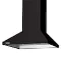 Viking 3 Series - 36 inches - Externally Vented & Recirculating - Wall Range Hood - Onyx