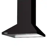 Viking 3 Series - 36 inches - Externally Vented & Recirculating - Wall Range Hood - Onyx - Front_Zoom