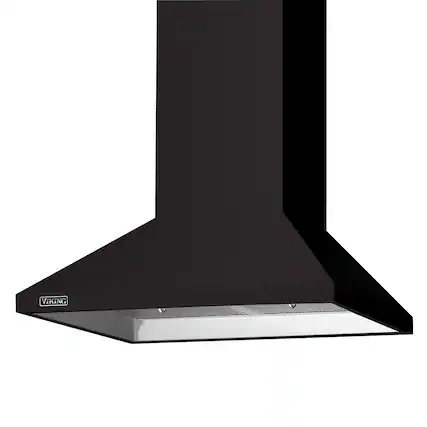 Front. Viking - 36" Viking 3-Series Chimney Wall Hood - Onyx.