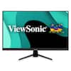 Front. ViewSonic - VX3267U-2K 32" IPS LCD QHD Monitor with HDR (HDMI, Display Port) - Black.