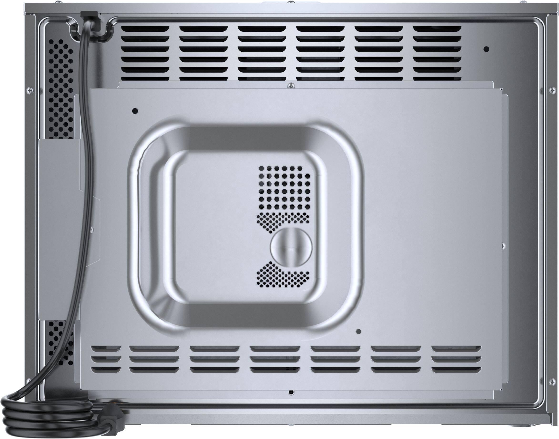 Back. Bosch - 500 Series 1.6 Cu. Ft. Convection Built-In Microwave with Sensor Cooking - Stainless Steel.