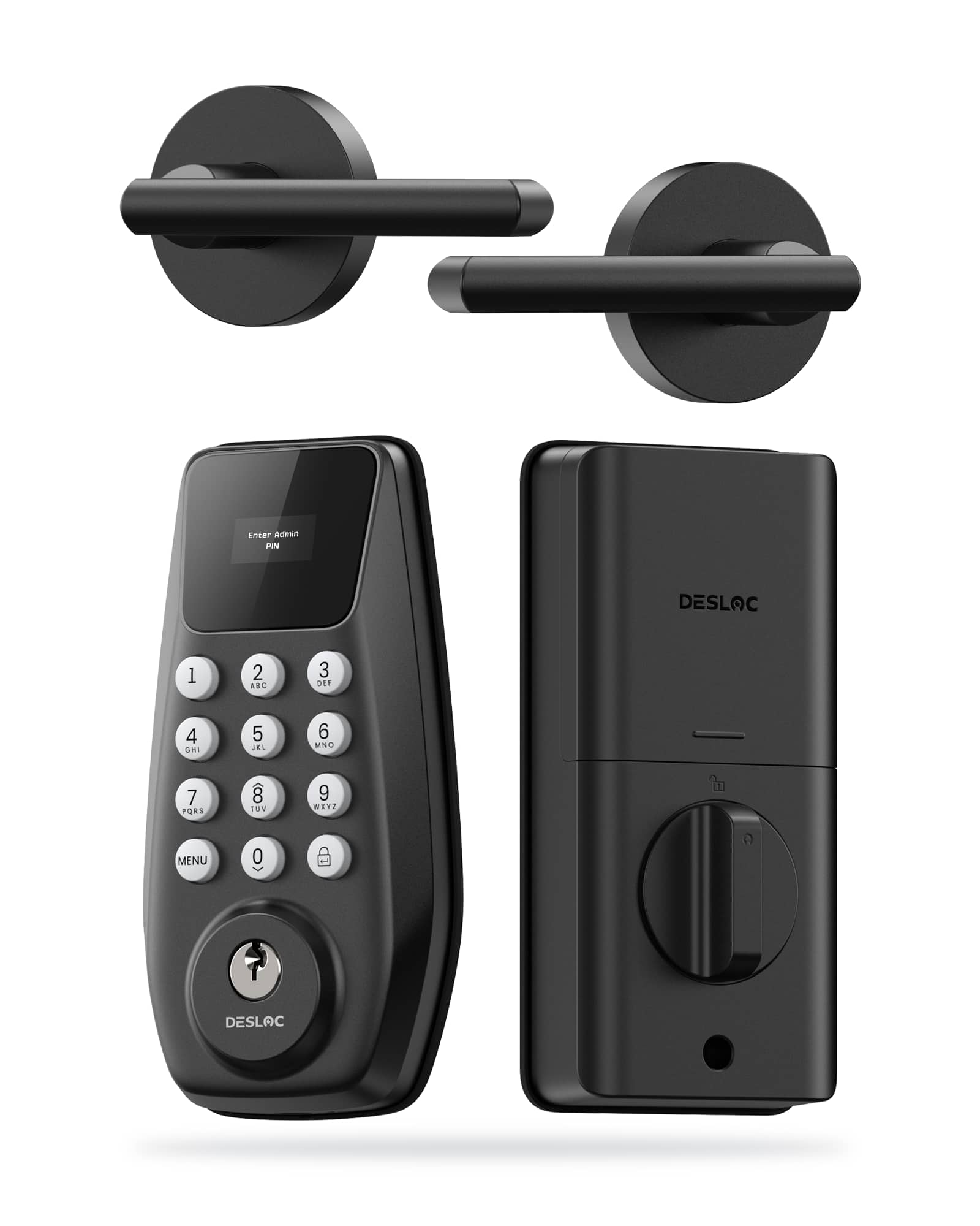 DESLOC - C100 Smart Lock Keypad and Levels - Black