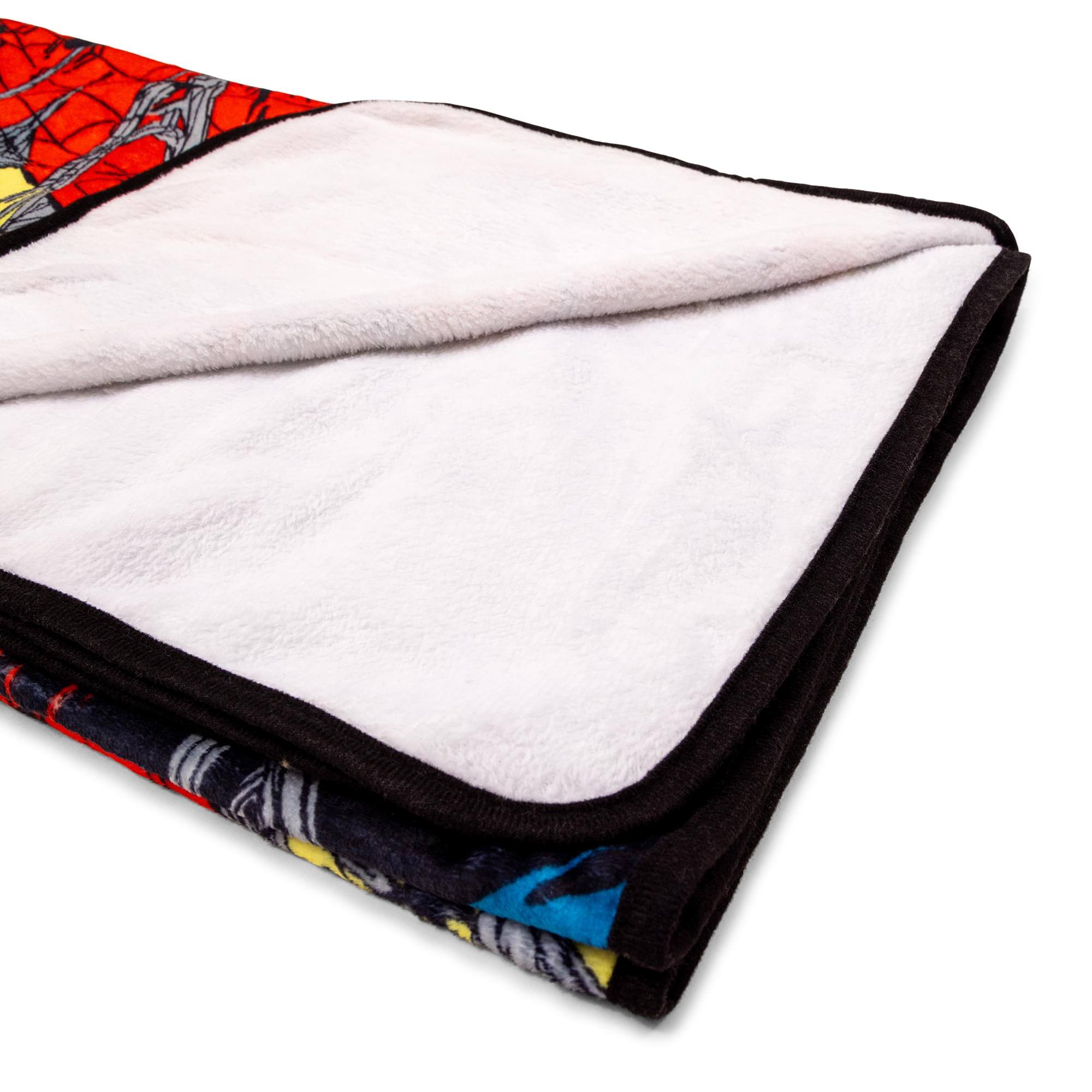 Alt View 10. Surreal Entertainment - Marvel Comics Spider-Man Comic Book Cover Fleece Throw Blanket | 45 x 60 Inches - Multi-Colored.