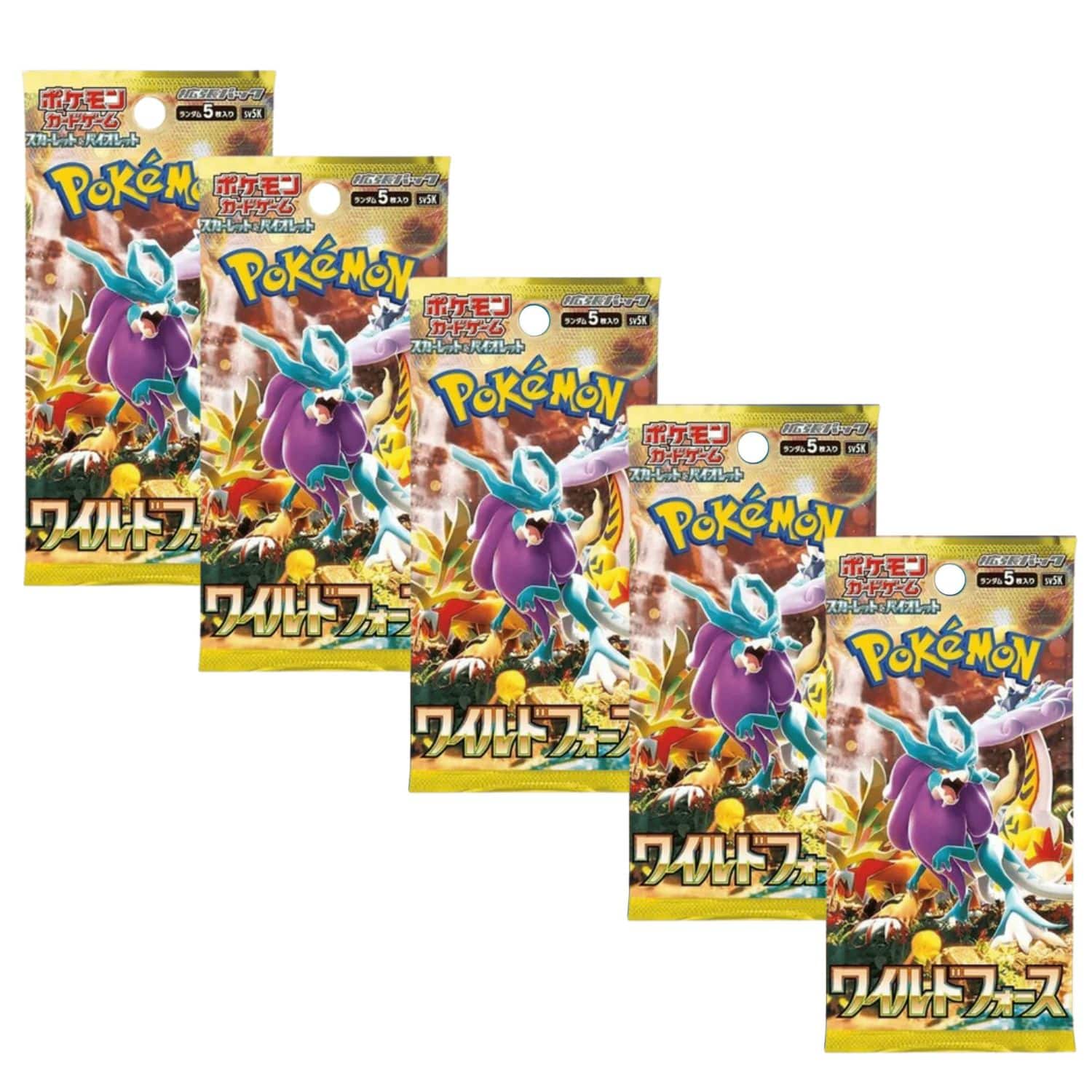 Pokémon Pokemon TCG SV5K Scarlet & Violet Wild Force Booster Pack