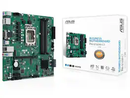 ASUS - Pro B760M-CT-CSM LGA1700 mATX Motherboard, DDR5, PCIe 4.0, Dual M.2, USB-C, HDMI, D-Sub, TPM