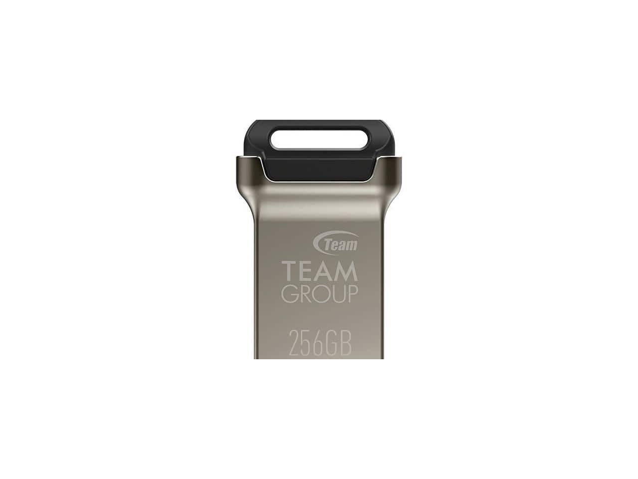 Team Group - Team 256GB C162 USB 3.2 Gen 1 Flash Drive, Up to 140MB/s (TC1623256GB01) - Black