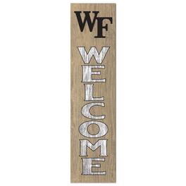 Jardine - Wake Forest Demon Deacons 12'' x 48'' Welcome Outdoor Leaner - Gold