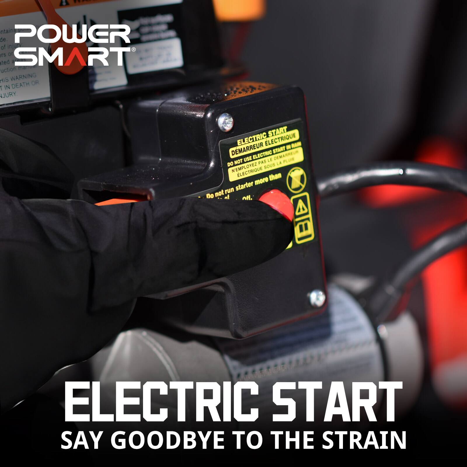 Contains post POWER de of injury rs or ted SMART uction manual HIS WARNING OR T IN DEATH NJURY  
ELECTRIC LECTRIQUE START DMARREUR IN RAIN ELECTRIC START DEMARREUR NOT USE PAS LE LA DO N'EMPLOYEZ SOUS ELECTRIQUE than starter more not run no of off,  
ELECTRIC START SAY GOODBYE TO THE STRAIN