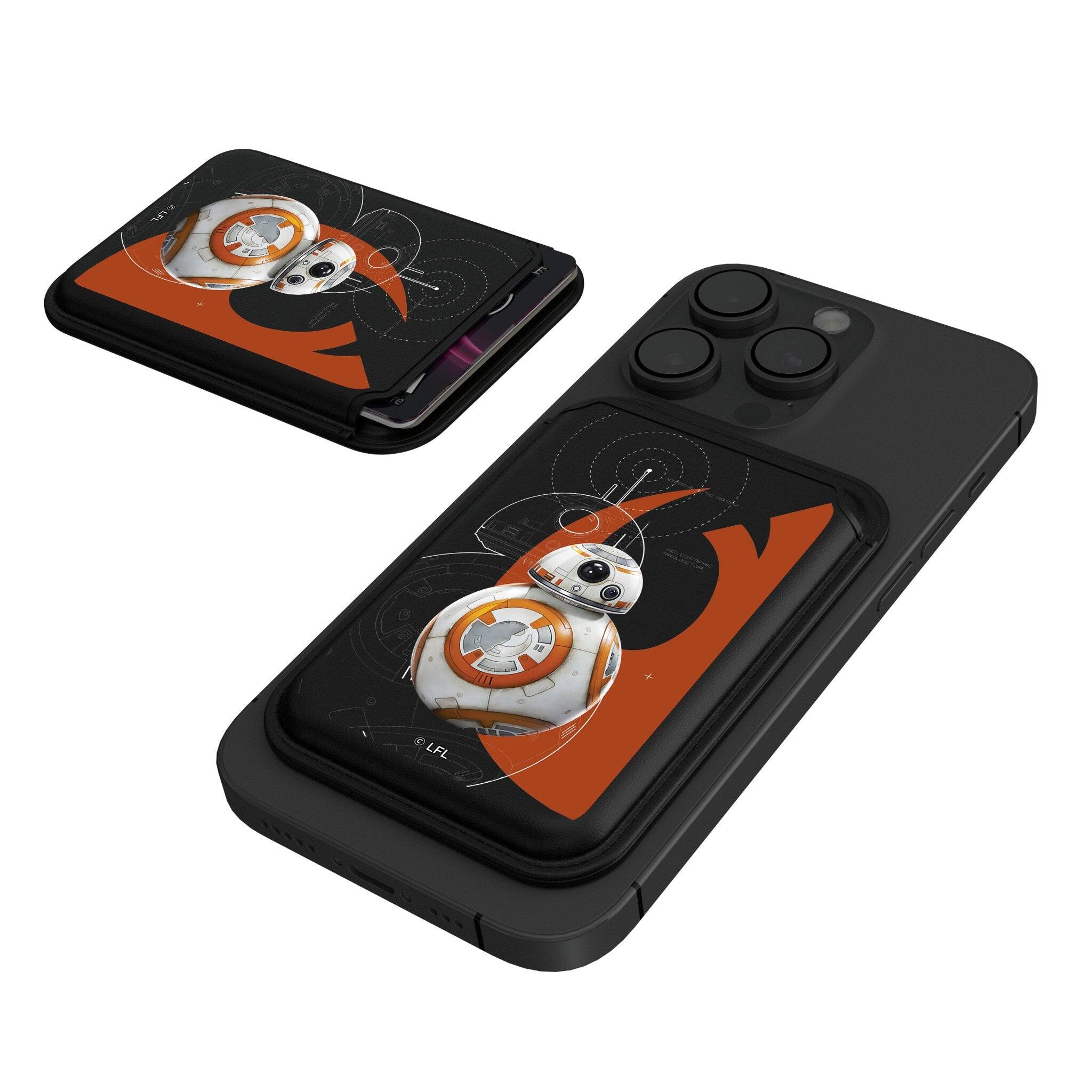 Front. Keyscaper - Star Wars: The Force Awakens FactionTech Black Magnetic Credit Card Wallet - BB-8.