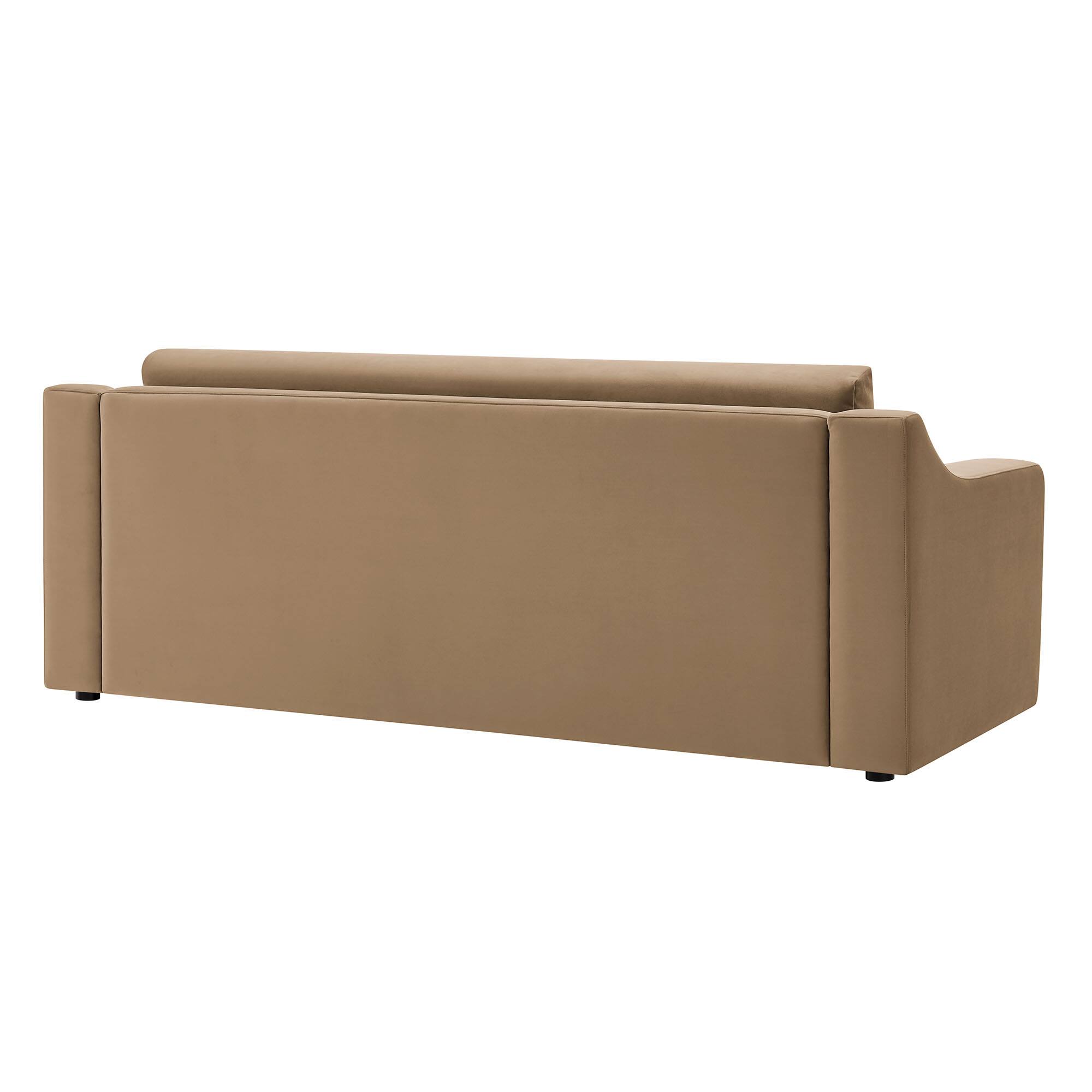 Alt View 1. Modway - Liora Performance Velvet Sofa by Modway - Brown.