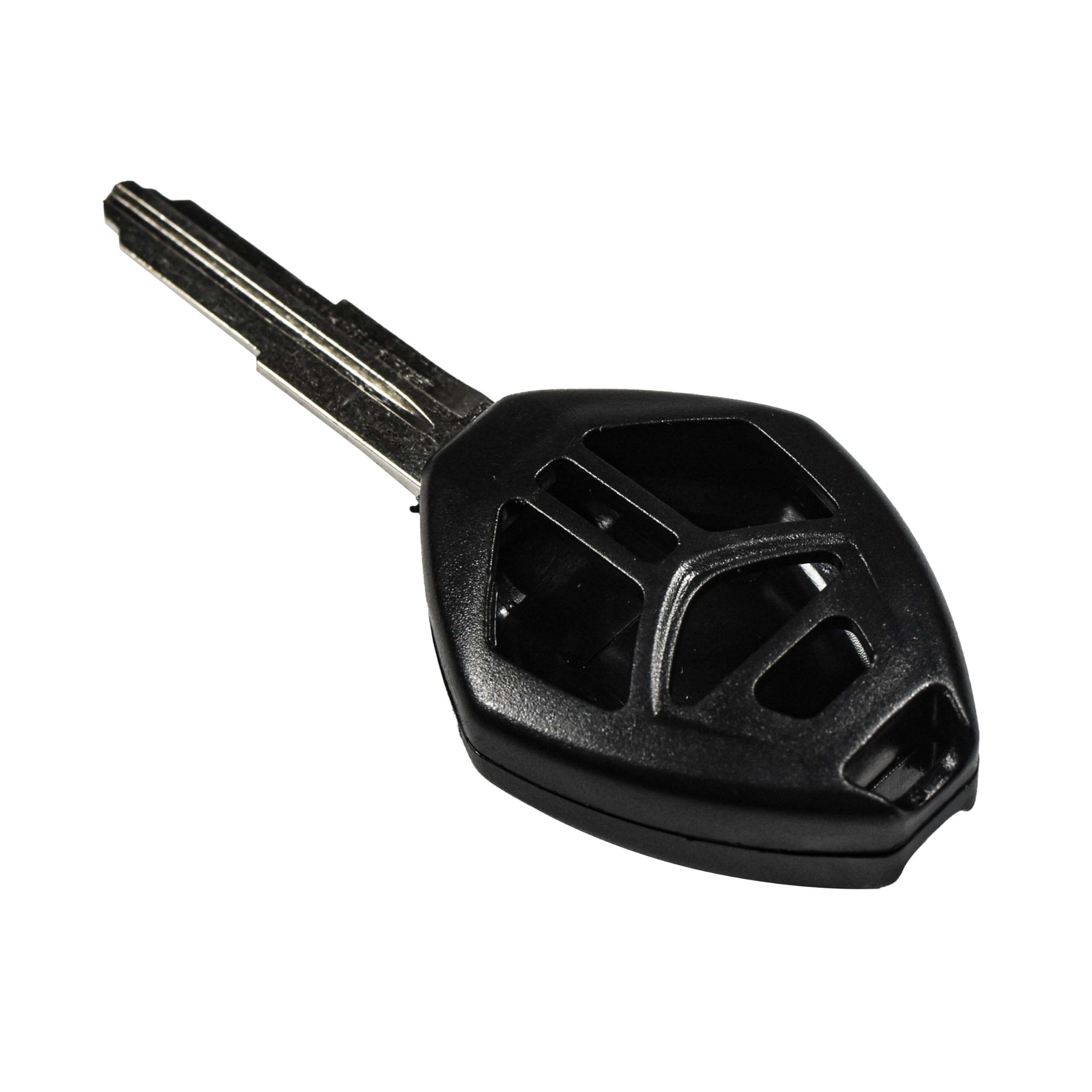 Alt View 2. HQRP - 4-Button Remote Key Fob Shell Case with Uncut Blade for Mitsubishi Eclipse 2008-2010 - Black.