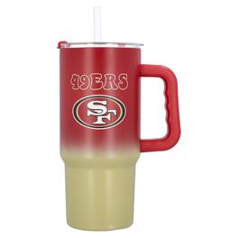 Logo Brands - San Francisco 49ers 24oz. Ombre Stainless Steel Tumbler - Multicolor