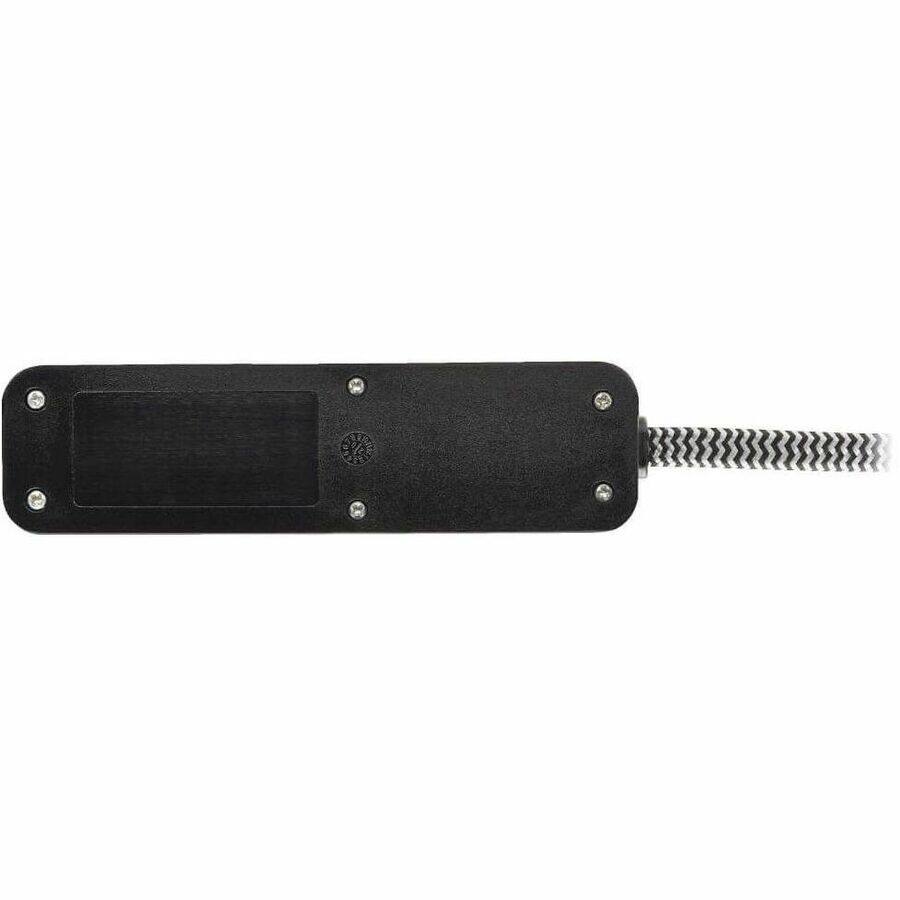 Alt View 3. Tripp Lite - Eaton Tripp Lite Series 2-Outlet Surge Protector with 2 USB Ports (2.1A Shared) - 6 ft. Cord, 5-15P Plug, 450 Joules - Unknown.