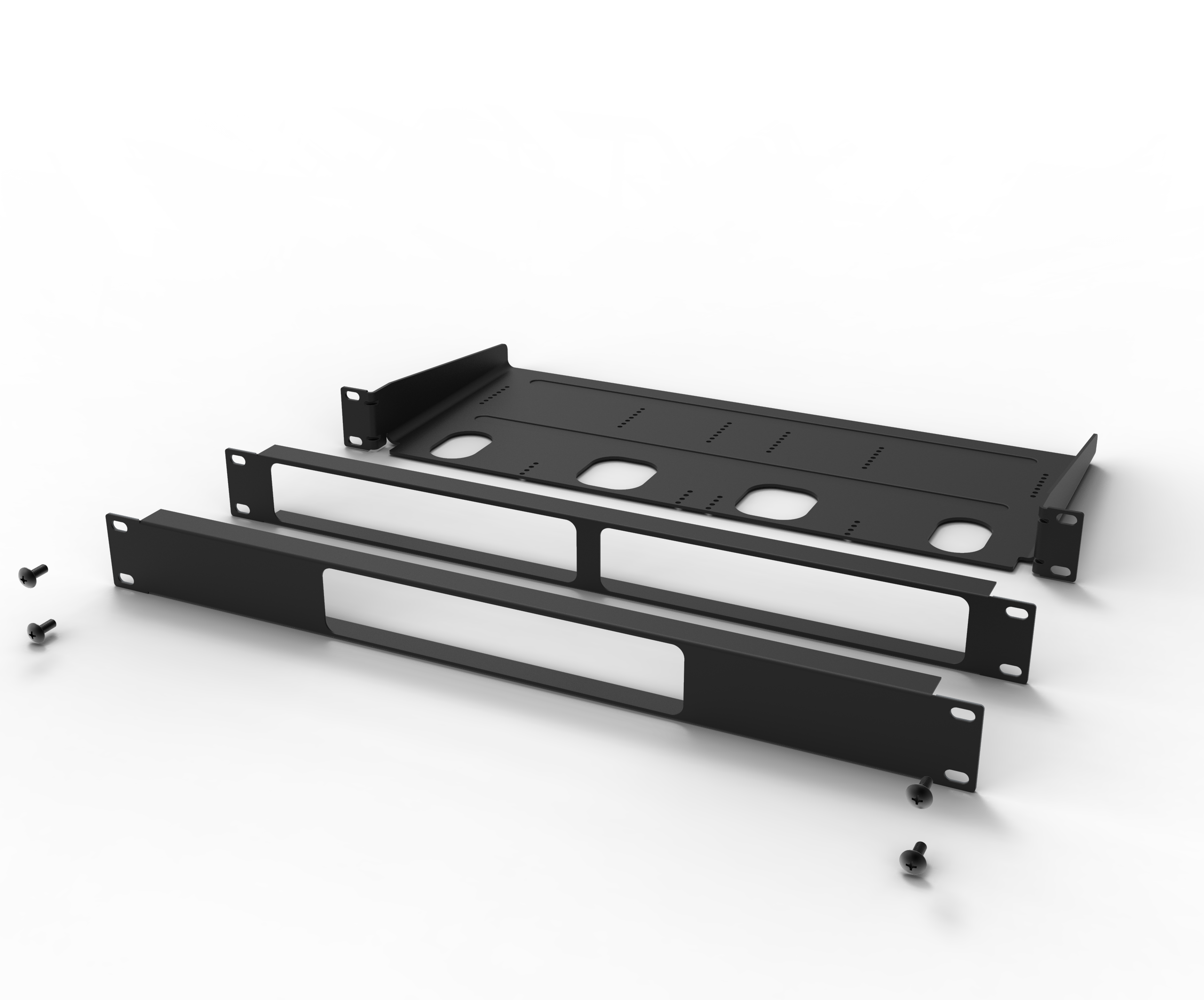 Kaleidescape - KMOUNT-RACKSHELF - Black - Front_Zoom