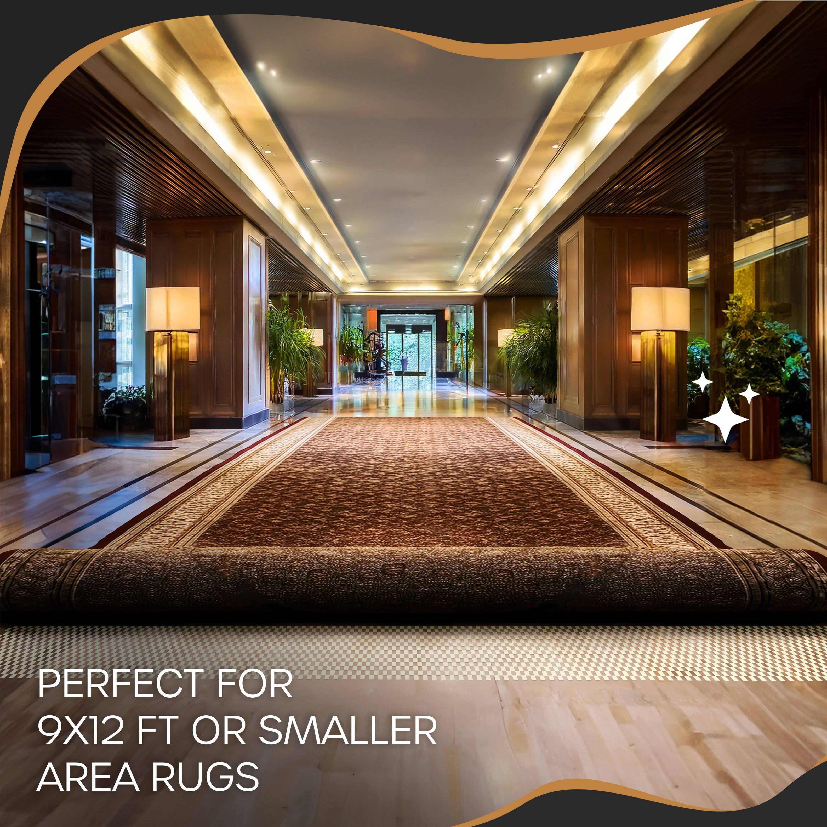 PERFECT FOR 9X12 FT OR SMALLER AREA RUGS