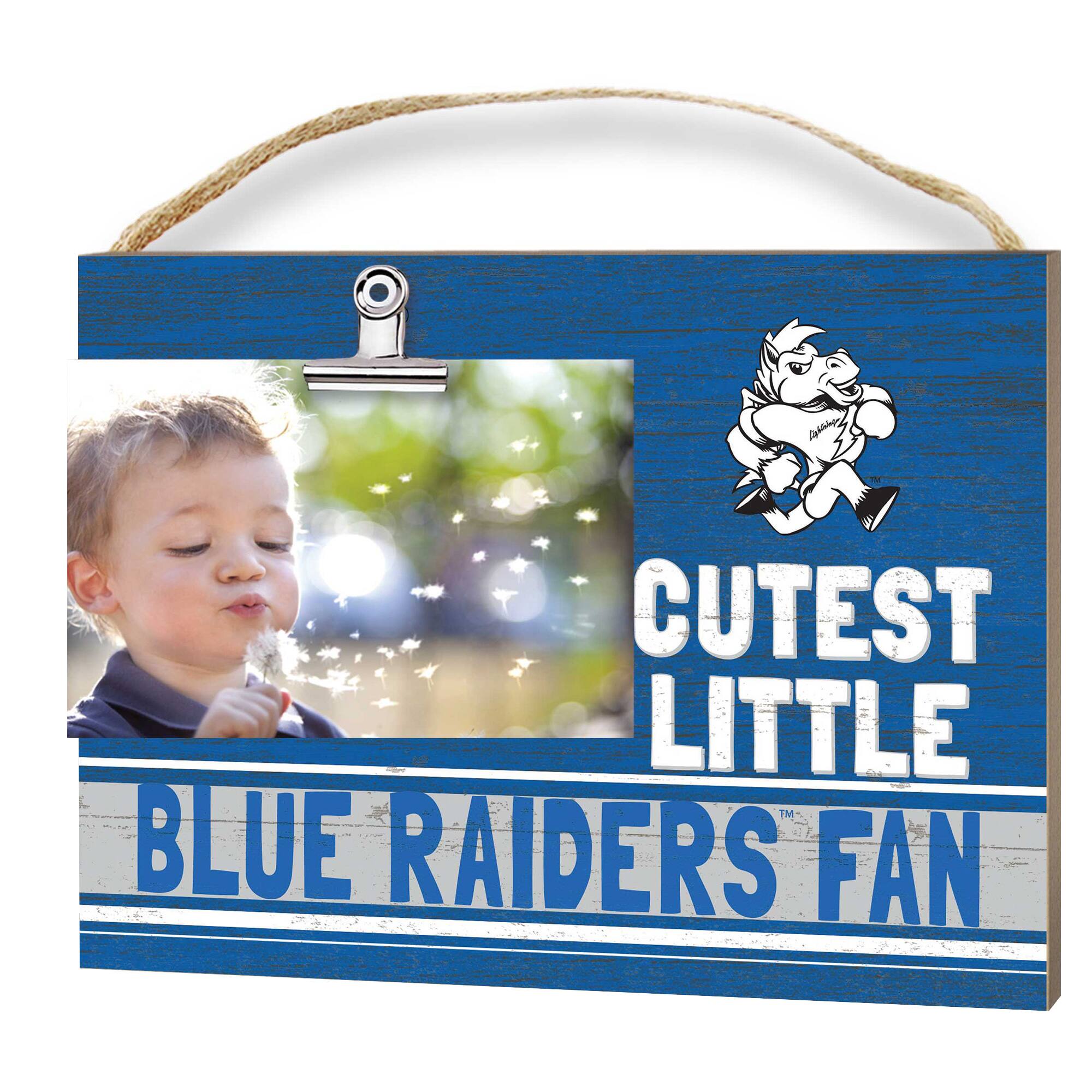 MTSU Blue Raiders 8'' x 10'' Cutest Little Team Logo Clip Photo Frame