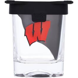 Indigo Falls - Wisconsin Badgers 10oz. Ice Wedge Glass - Multicolor