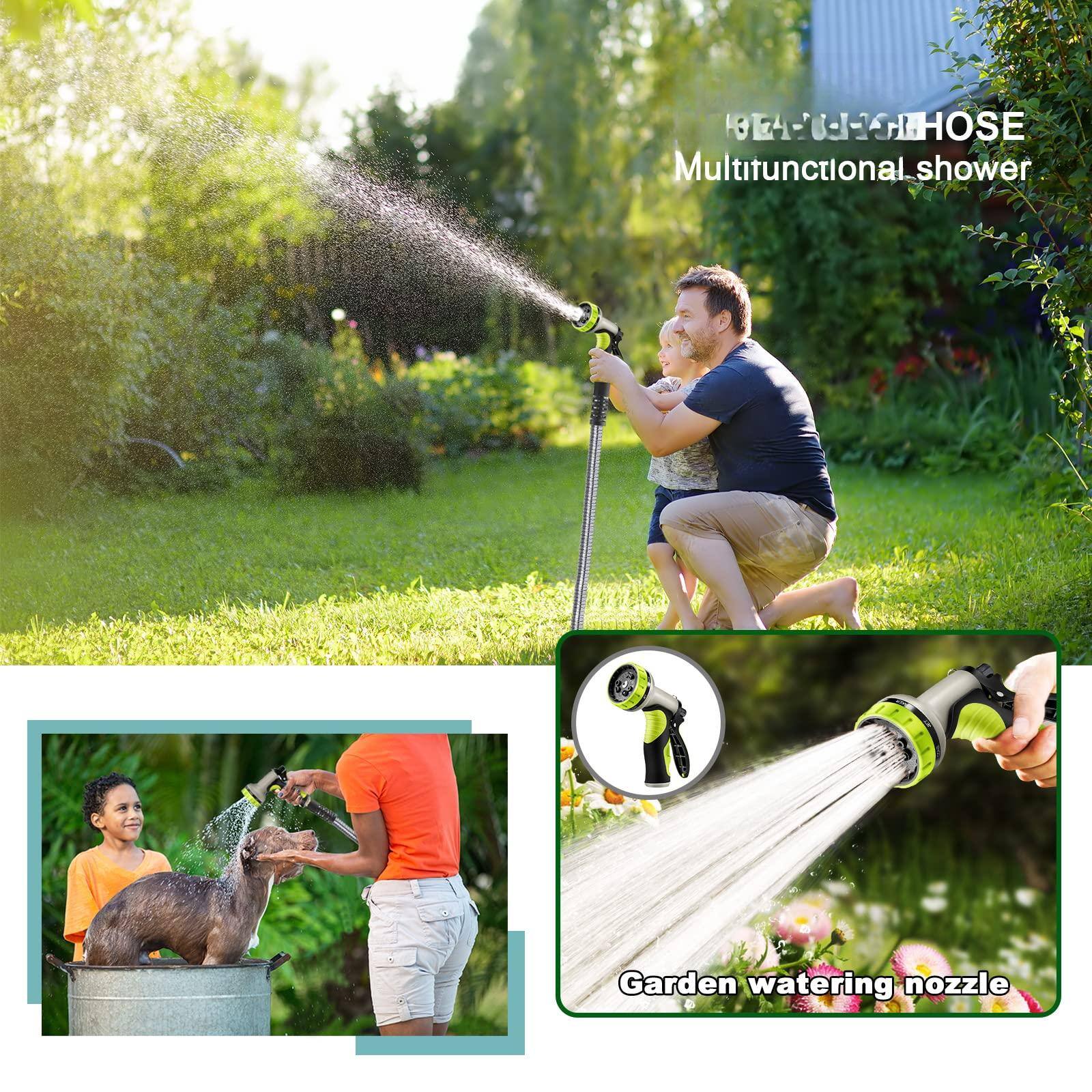 Sure, here is the corrected and grouped text from the image:

---

**REACT SHOES HOSE**

**Multitunctional shower**

**Garden watering nozzle**

---