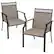 Alt View 9. Costway - Costway Patio Chairs Set of 2 with All Weather Breathable Fabric High Backrest Coffee - Coffee.