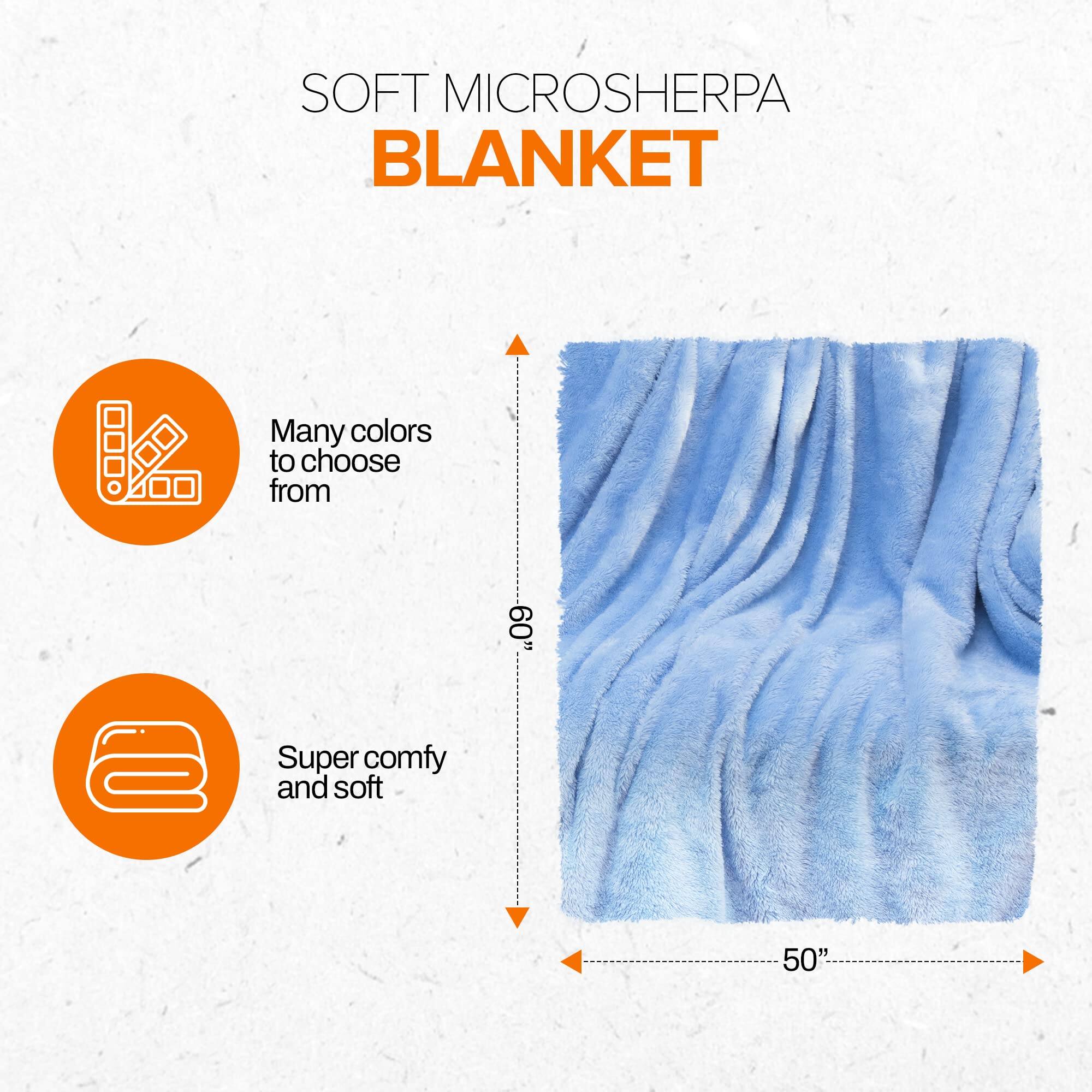 SOFT MICROSHERPA BLANKET

Many colors to choose from

60"

Super comfy and soft

50"