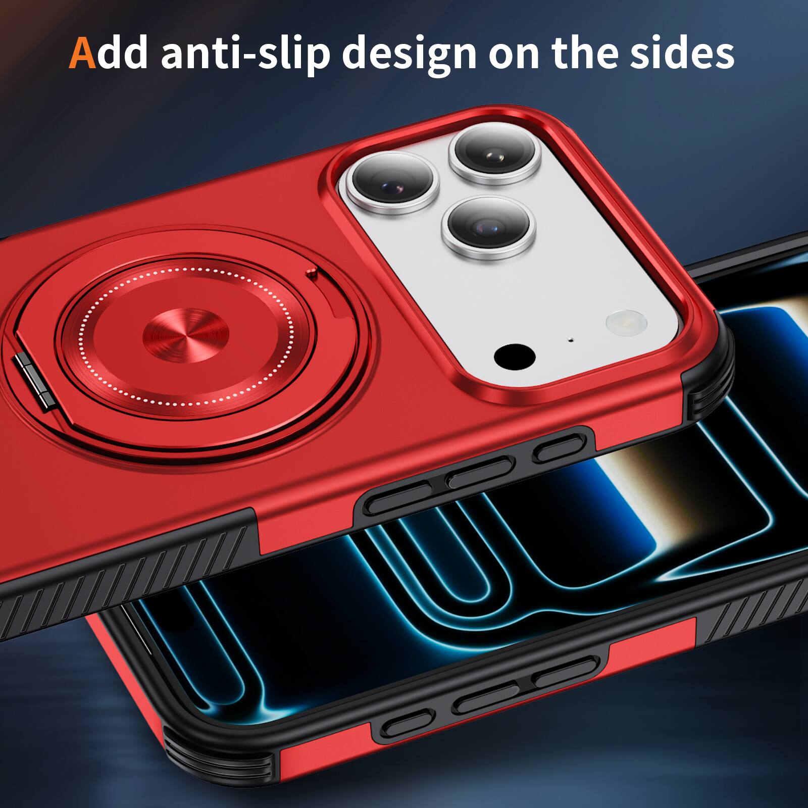 Add anti-slip design on the sides