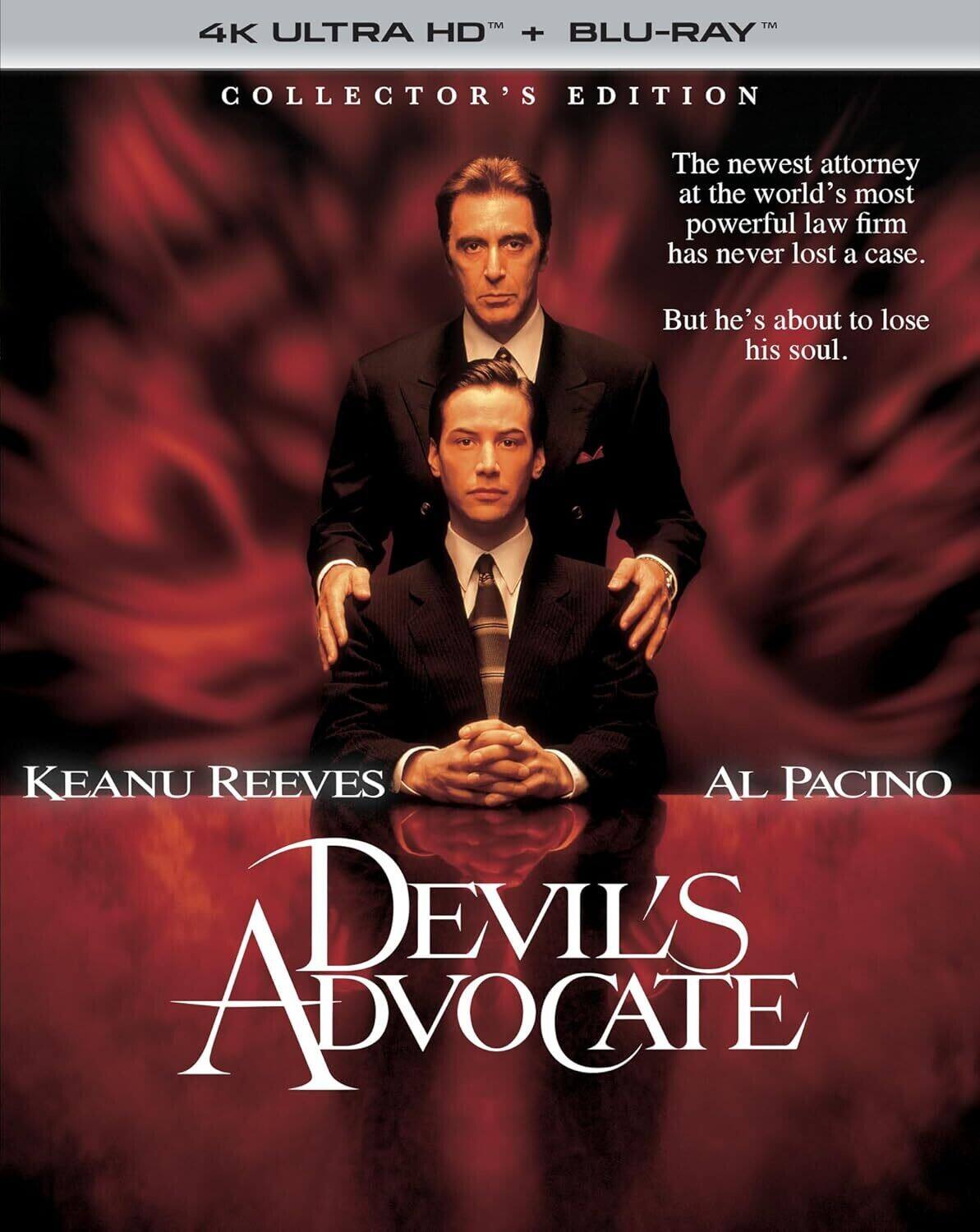 Front. The Devil's Advocate   - 4K Blu-Ray.