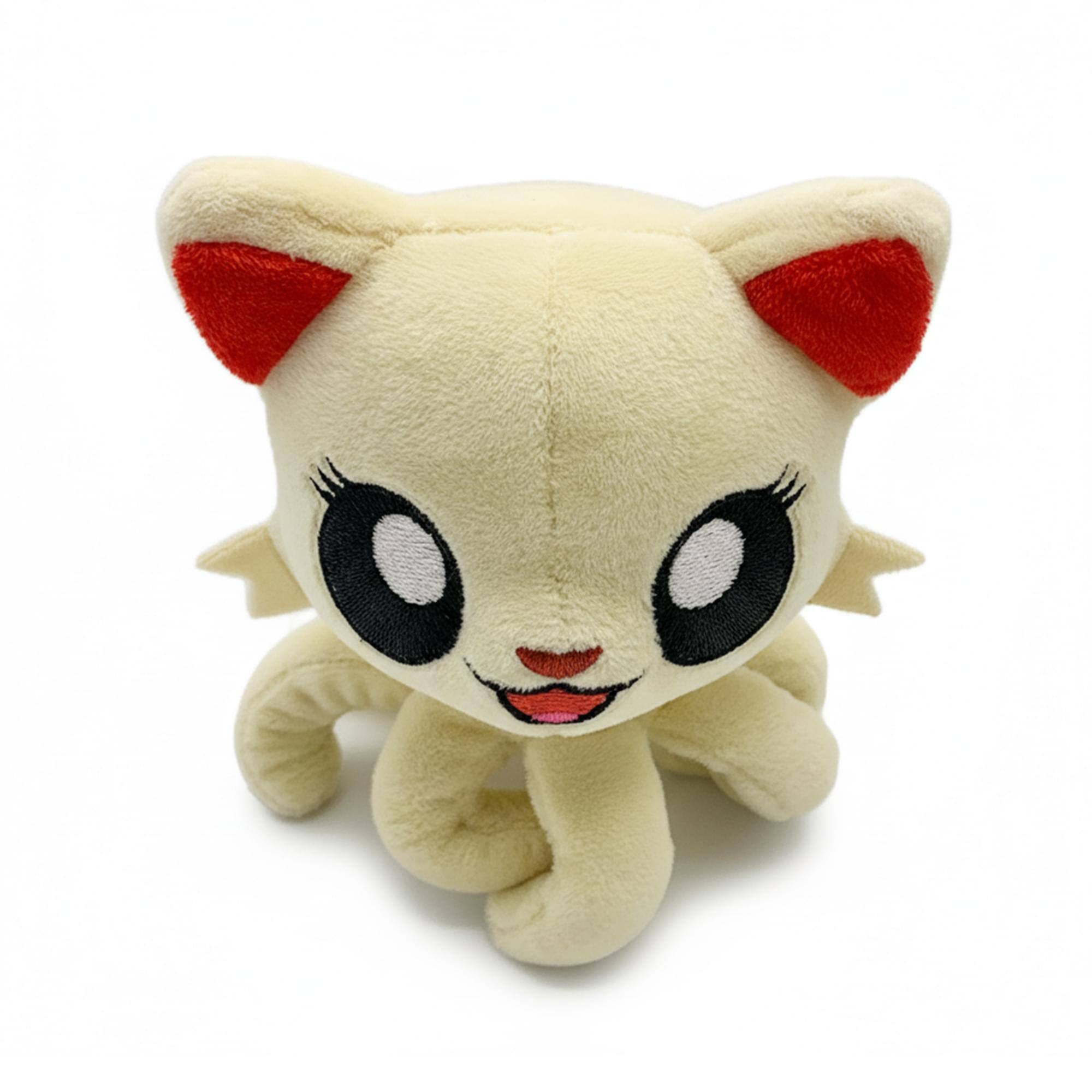 Alt View 10. Tentacle Kitty - Tentacle Kitty Campaign Critters Bright Eyes Little One Plush - White.