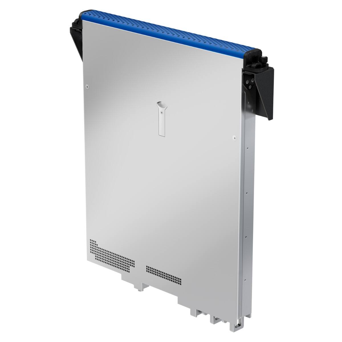 Alt View 1. RackSolutions - RackSolutions 1U Vertical Wall Mount - Black.