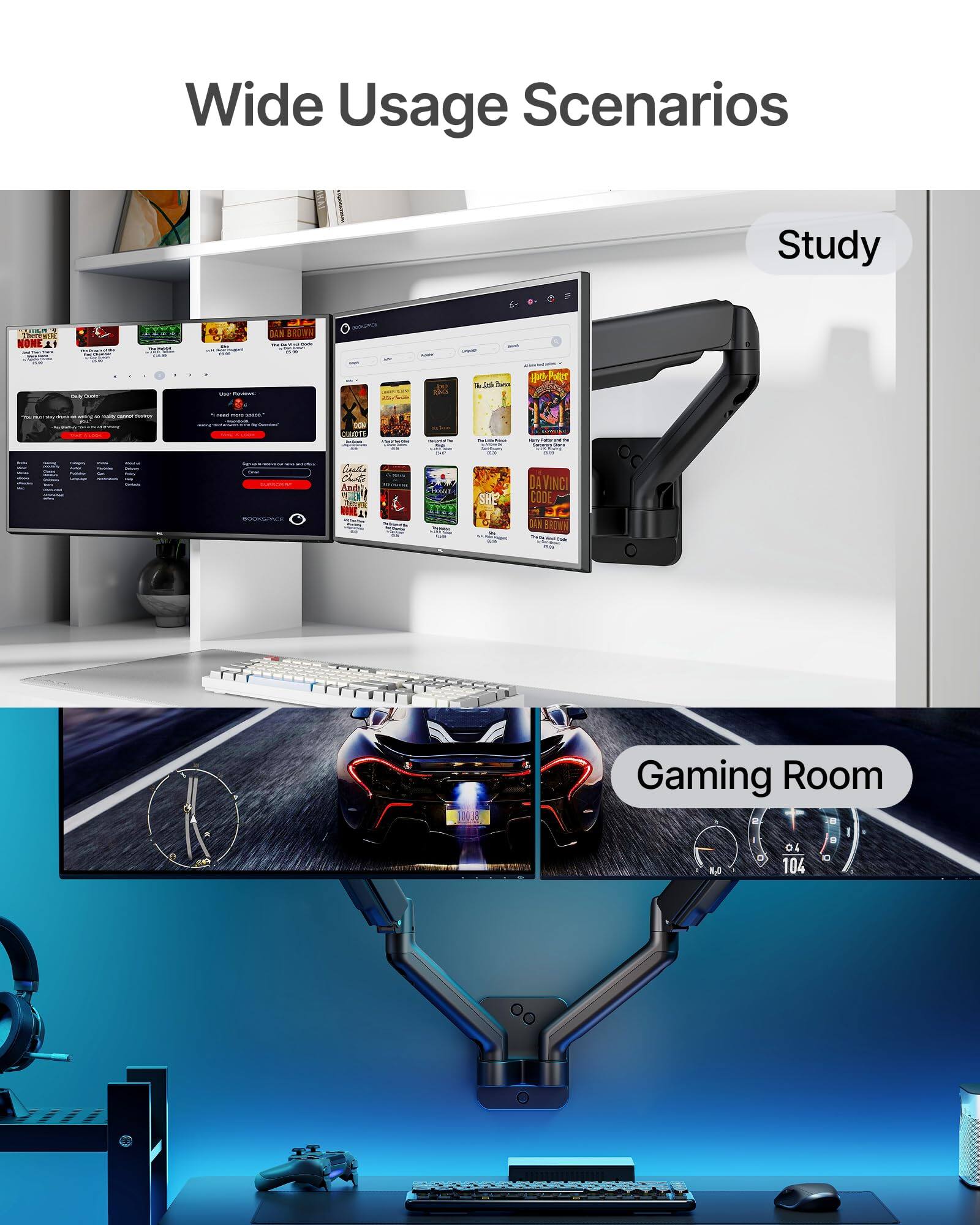 Wide Usage Scenarios Study - NONE T DAN w - - p huue ipS PalT - - - - EL s DAt And E 41 SHP DA VINCI CODE DAN BWN 148 Gaming Room 04 104
