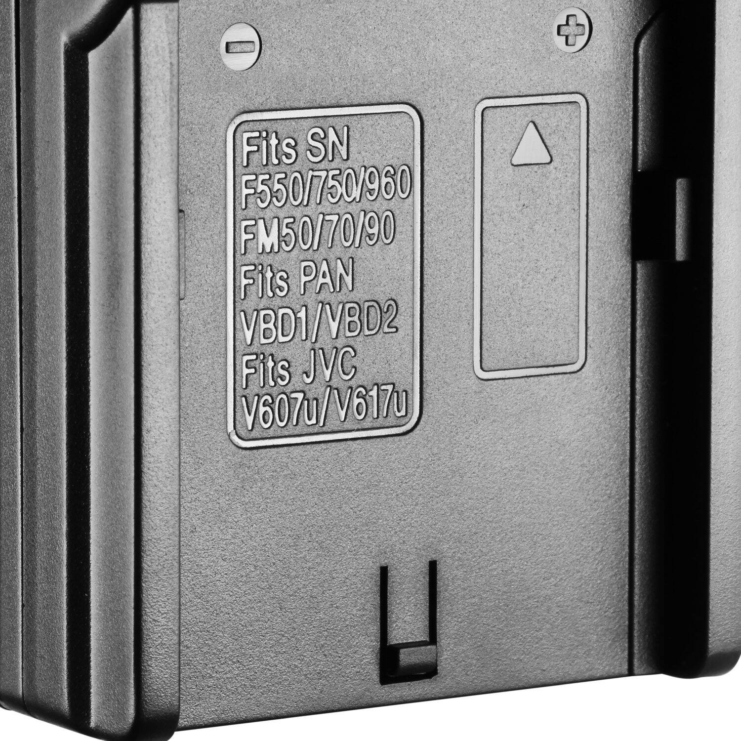 Fits SN  
F550/750/960  
FM50/70/90  

Fits PAN  
VBD1/VBD2  

Fits JVC  
V607u/V617u