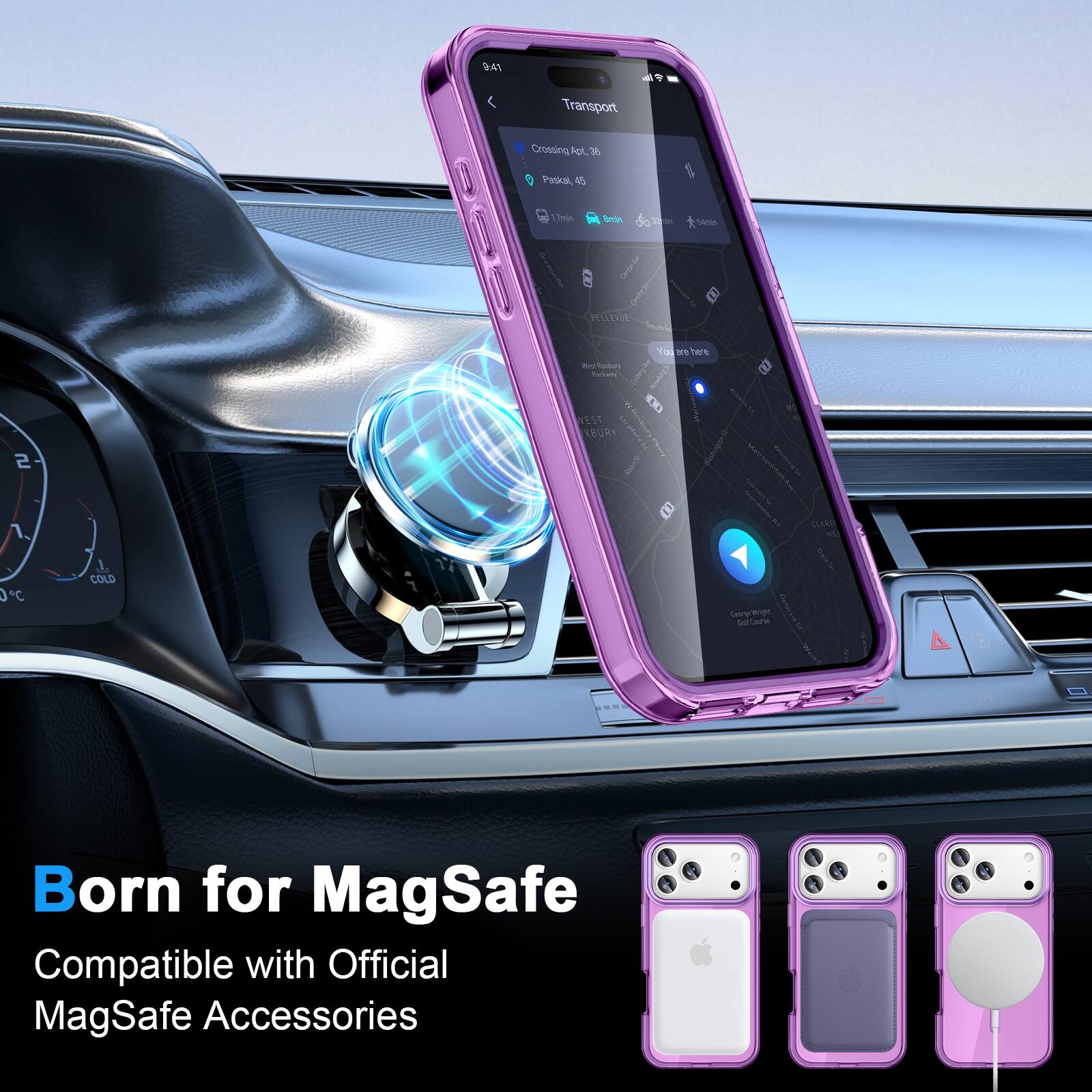 R4 - Transport Crossing ot. 30 30 Patkcal, 1 17mln Smie do d Vimia 8 H I . I 0CR S S You - THTE Bes todun Tubale ND | R WEST E XRURY | i | CLIRU m 0 C J COLD Swrilgh Sasere i Born for MagSafe Compatible with Official MagSafe Accessories