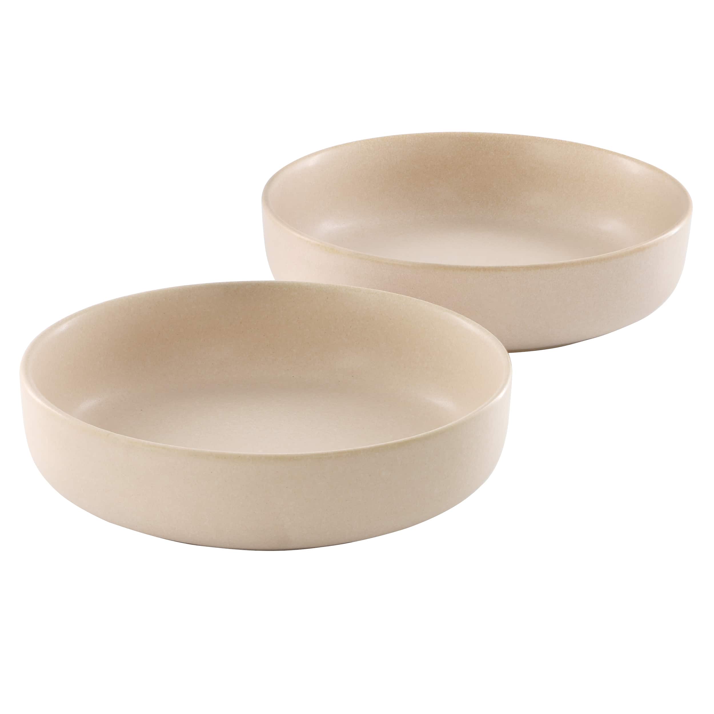 Gibson - Soho Lounge Bryant Park 2 Piece 8 Inch Stoneware Dinner Bowl Set - Beige price history on PriceWatchPro