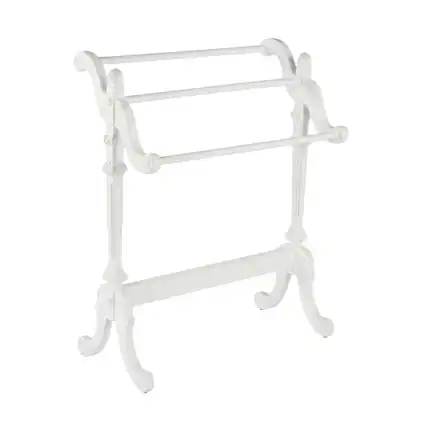 Front. Butler Specialty - Newhouse Blanket Stand - White.
