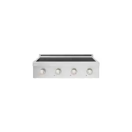 ZLINE - 30 in. Paramount Built-in Electric Induction Rangetop with 4 Element Cooktop in Satin - Stainless Steel