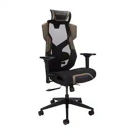 Respawn Products - RESPAWN FLEXX - Ergonomic Office and Gaming Chair, Breathable Mesh Home Office Chairs, Reclining Gaming Seat - Brown