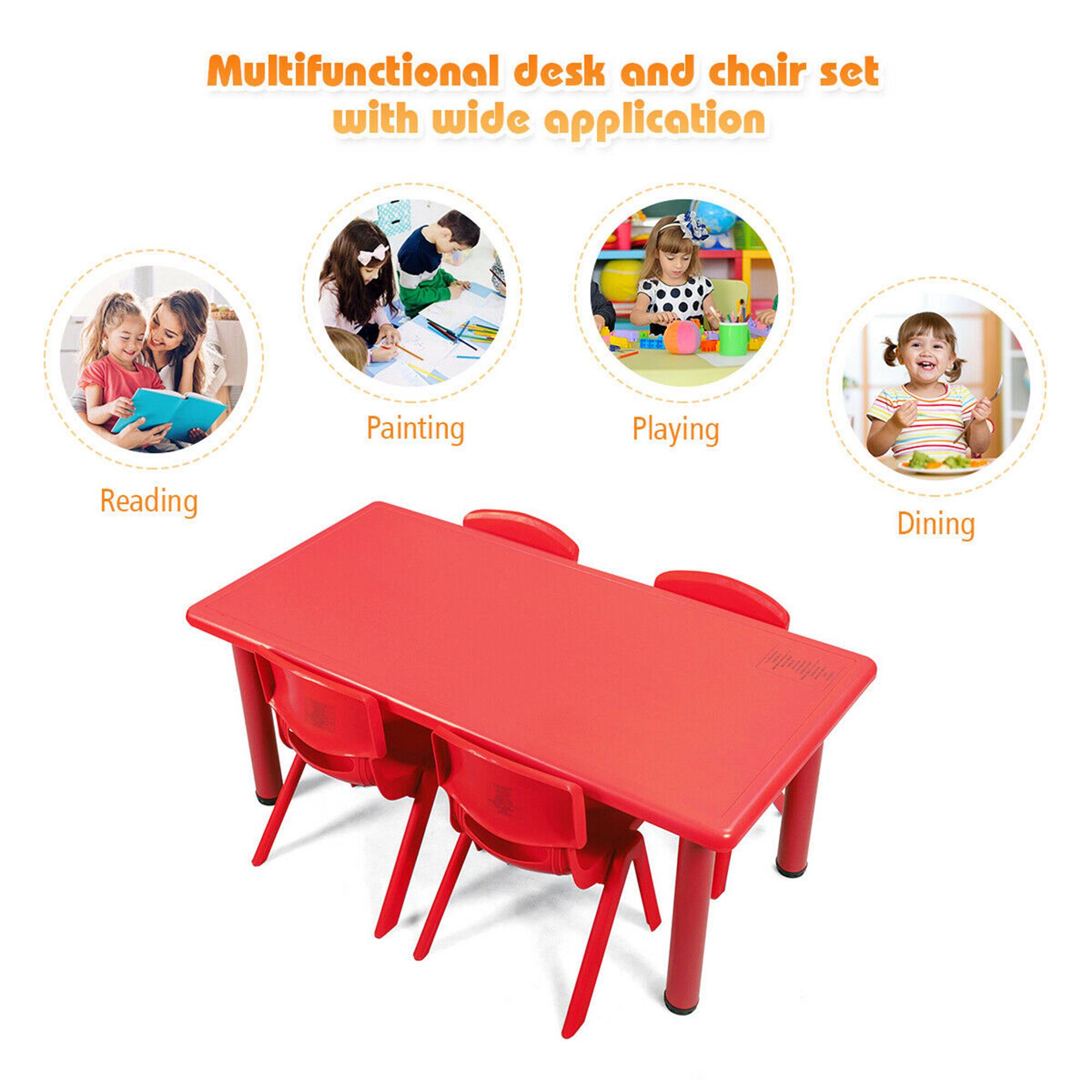 Multifunctional desk and chair set with wide application

- Reading
- Painting
- Playing
- Dining
