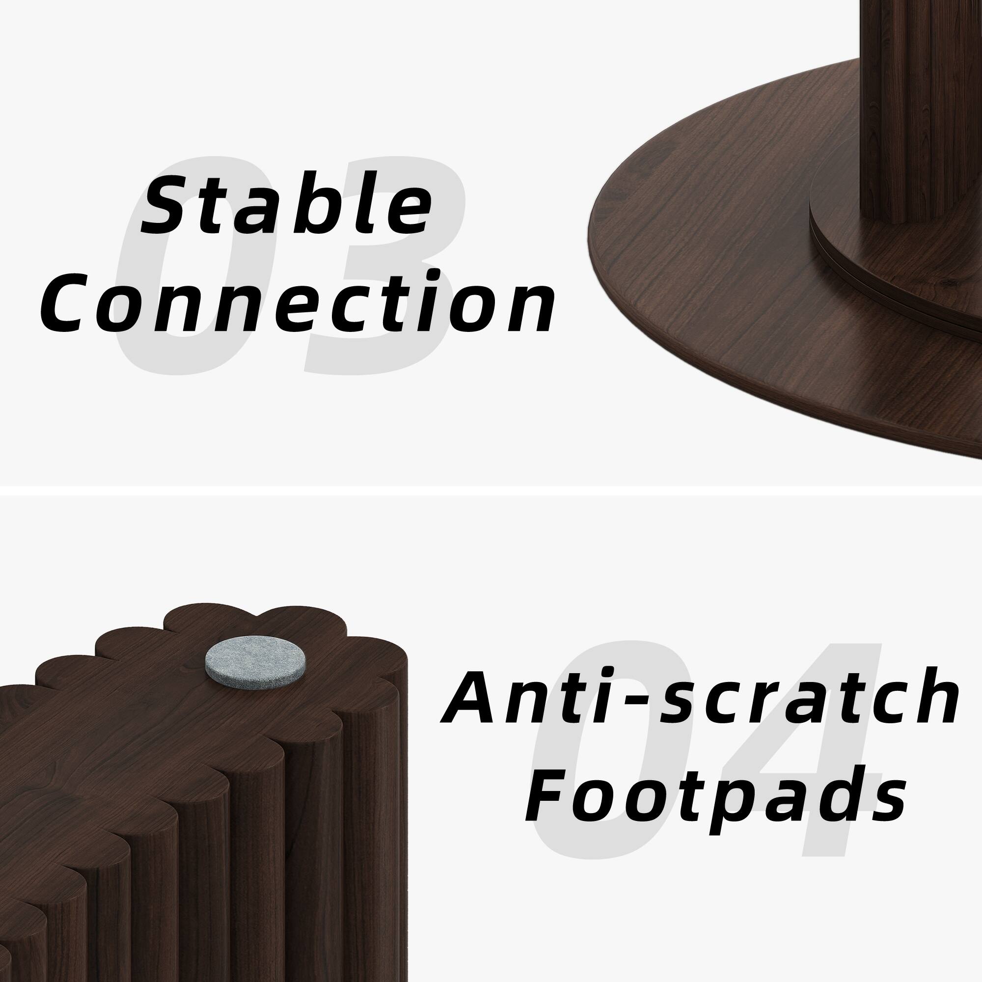Stable Connection

Anti-scratch Footpads