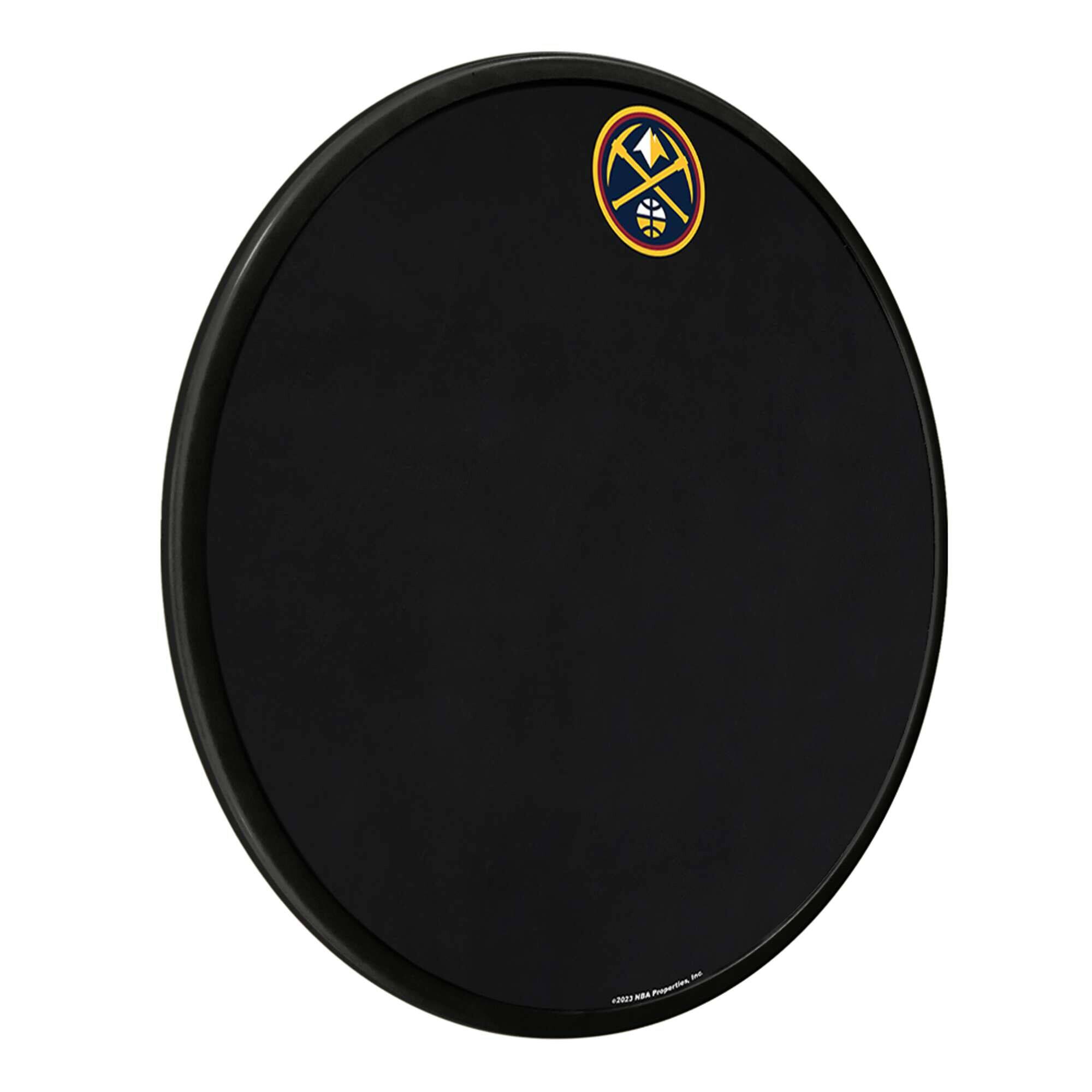 Alt View 1. The Fan-Brand - Denver Nuggets 17.5" Modern Disc Chalkboard - Multicolor.