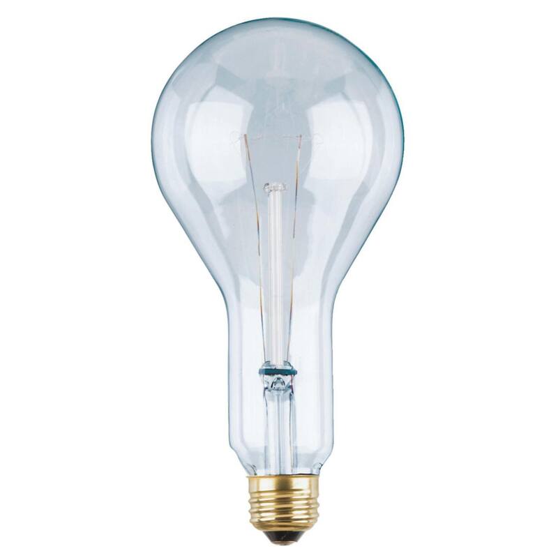 Front. Westinghouse - 300 W PS30 Incandescent Bulb E26 (Medium) Clear 1 pk.