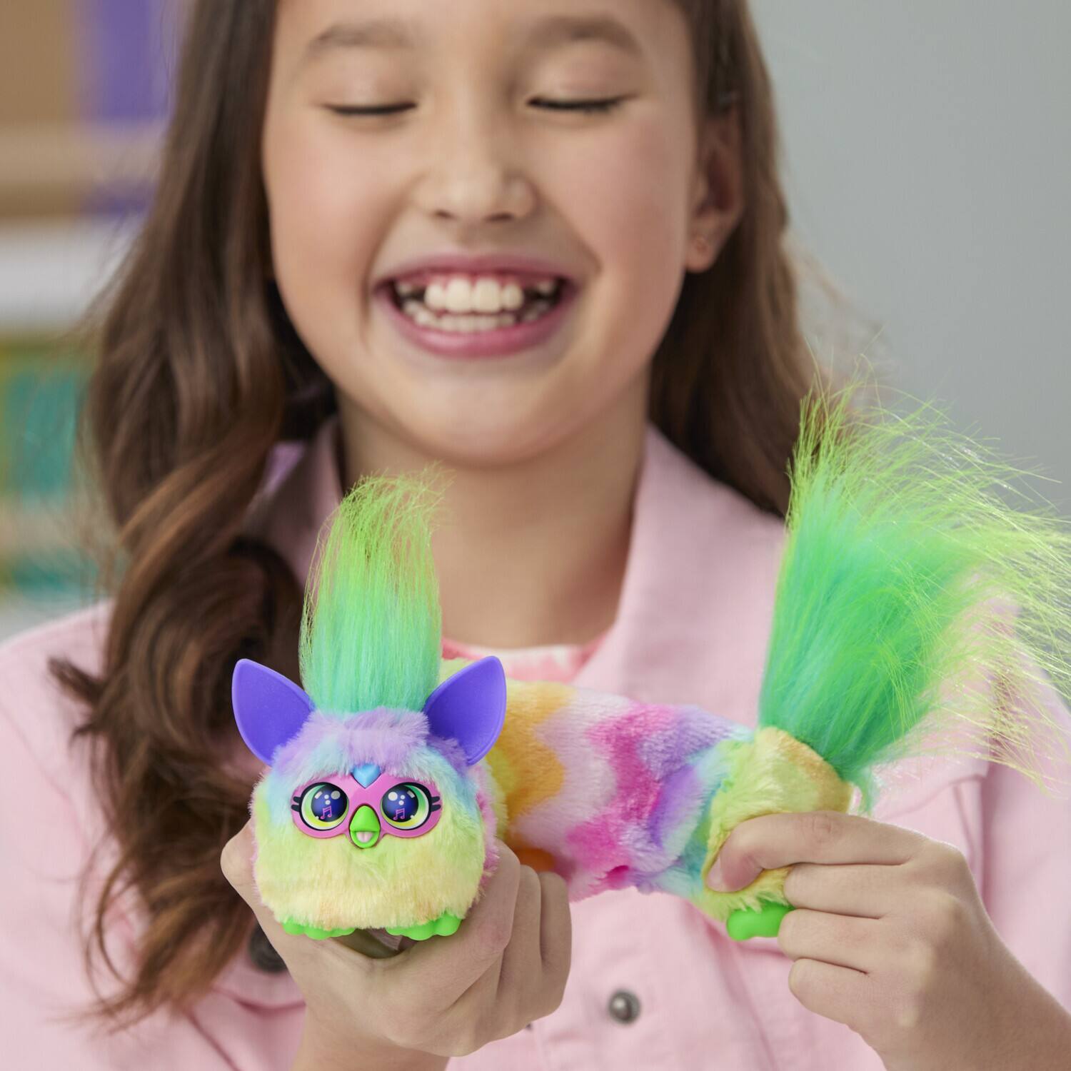 Alt View 2. Hasbro - Furby - DJ Furblets - Can-Dee-Swirl   - COLLECTIBLES - Multicolor.